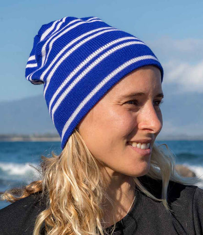 Result Team Reversible Beanie - Royal Blue/White (RC354)