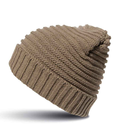 Result Braided Fleece Lined Hat - Fennel (RC376)