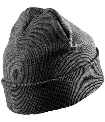 Result Genuine Recycled Woolly Ski Hat - Charcoal Grey (RC929)