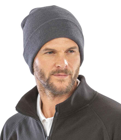 Result Genuine Recycled Woolly Ski Hat - Charcoal Grey (RC929)