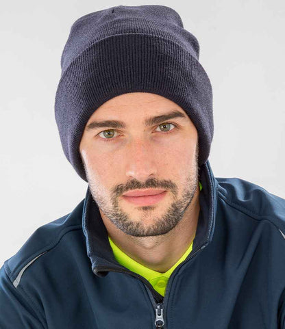 Result Genuine Recycled Woolly Ski Hat - Navy (RC929)
