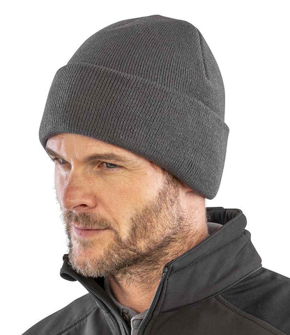 Result Genuine Recycled Thinsulate™ Beanie - Charcoal (RC933)