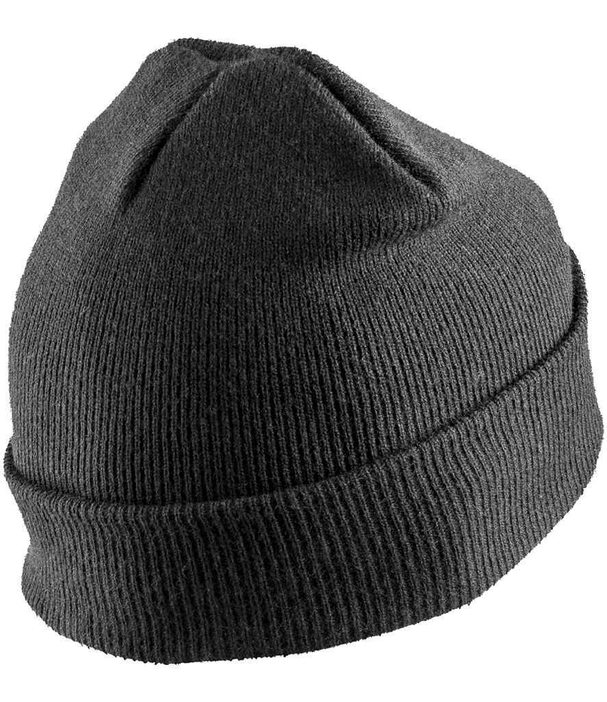 Result Genuine Recycled Thinsulate™ Printers Beanie - Black (RC934)