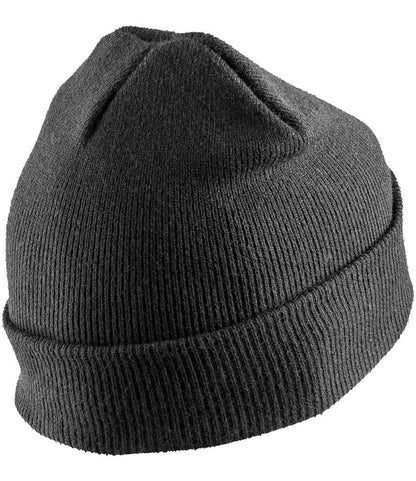 Result Genuine Recycled Thinsulate™ Printers Beanie - Black (RC934)