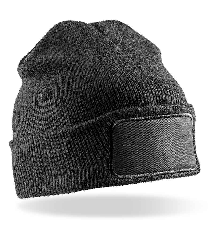 Result Genuine Recycled Thinsulate™ Printers Beanie - Black (RC934)
