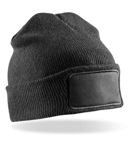 Result Genuine Recycled Thinsulate™ Printers Beanie - Black (RC934)