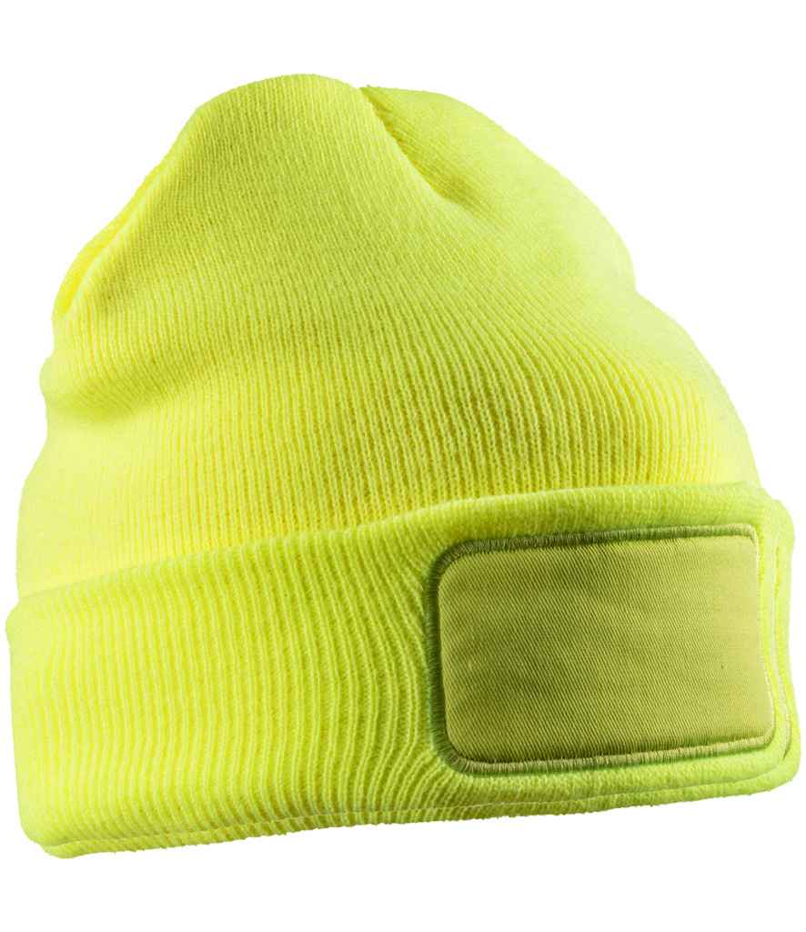 Result Genuine Recycled Thinsulate™ Printers Beanie - Fluorescent Yellow (RC934)