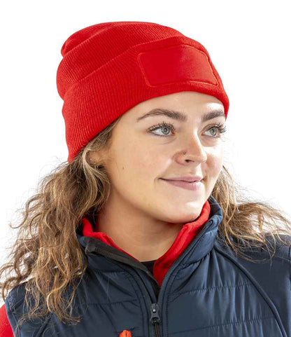 Result Genuine Recycled Thinsulate™ Printers Beanie - Red (RC934)