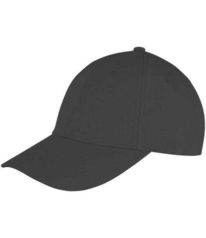 Result Genuine Recycled Low Profile Cap - Black (RC981)