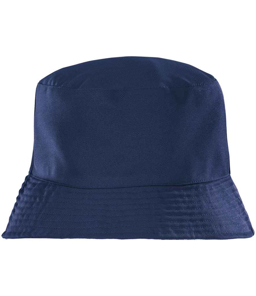 Result Genuine Recycled Core Reversible Bucket Hat - Navy/White (RC985)