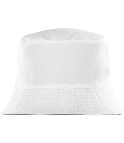 Result Genuine Recycled Core Reversible Bucket Hat - White/White (RC985)