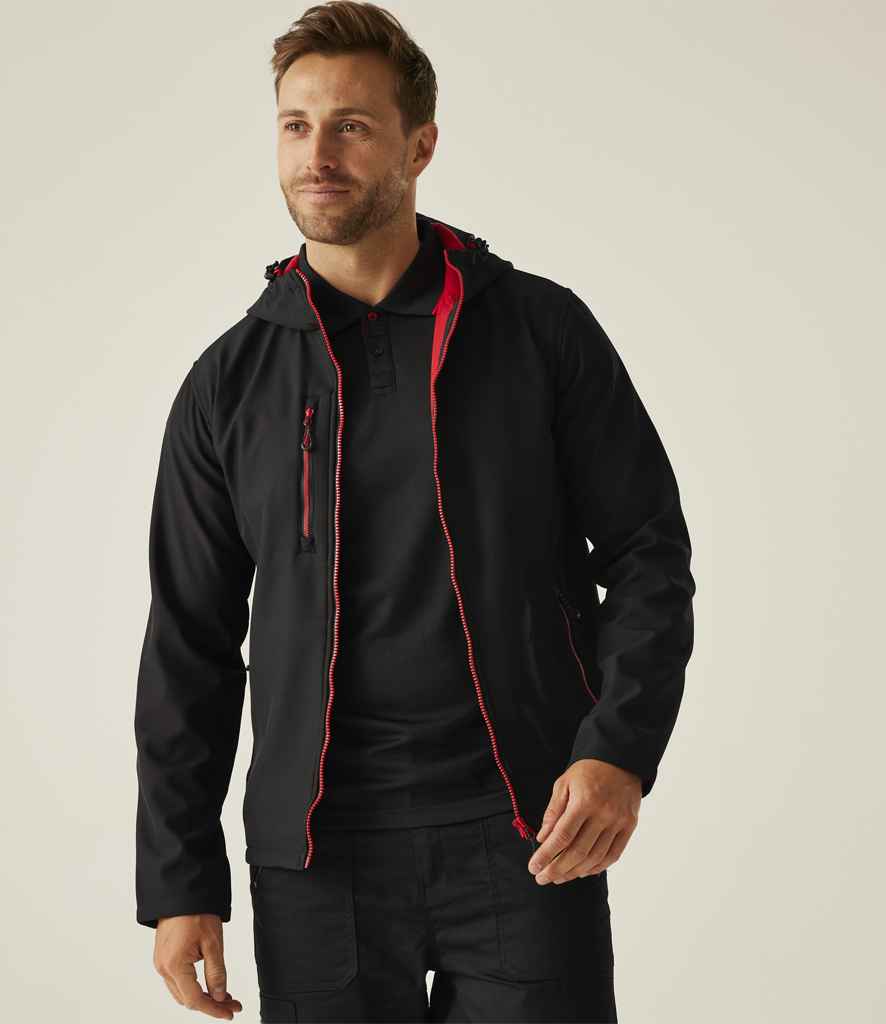 Regatta Navigate Two Layer Hooded Soft Shell Jacket (RG454)