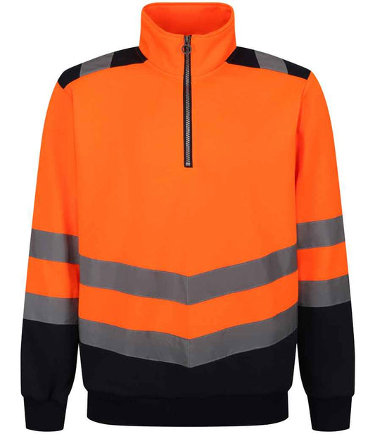 Regatta High Visibility Pro 1/4 Zip Sweatshirt (RG460)