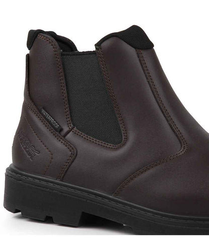 Regatta Safety Footwear Regatta Safety Footwear Waterproof S3 Dealer Boots - Peat (RG589)