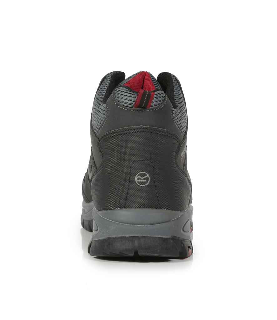 Regatta Safety Footwear Regatta Safety Footwear Mudstone S1P Safety Hikers - Ash/Rio Red (RG593)
