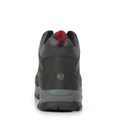 Regatta Safety Footwear Regatta Safety Footwear Mudstone S1P Safety Hikers - Ash/Rio Red (RG593)