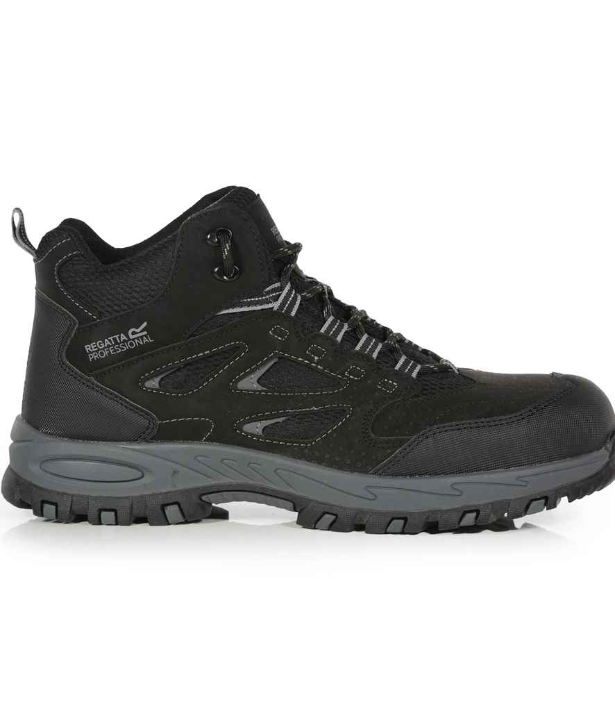 Regatta Safety Footwear Regatta Safety Footwear Mudstone S1P Safety Hikers - Black/Granite (RG593)