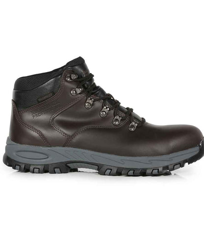 Regatta Safety Footwear Regatta Safety Footwear Gritstone S3 WP Safety Hikers - Peat (RG595)
