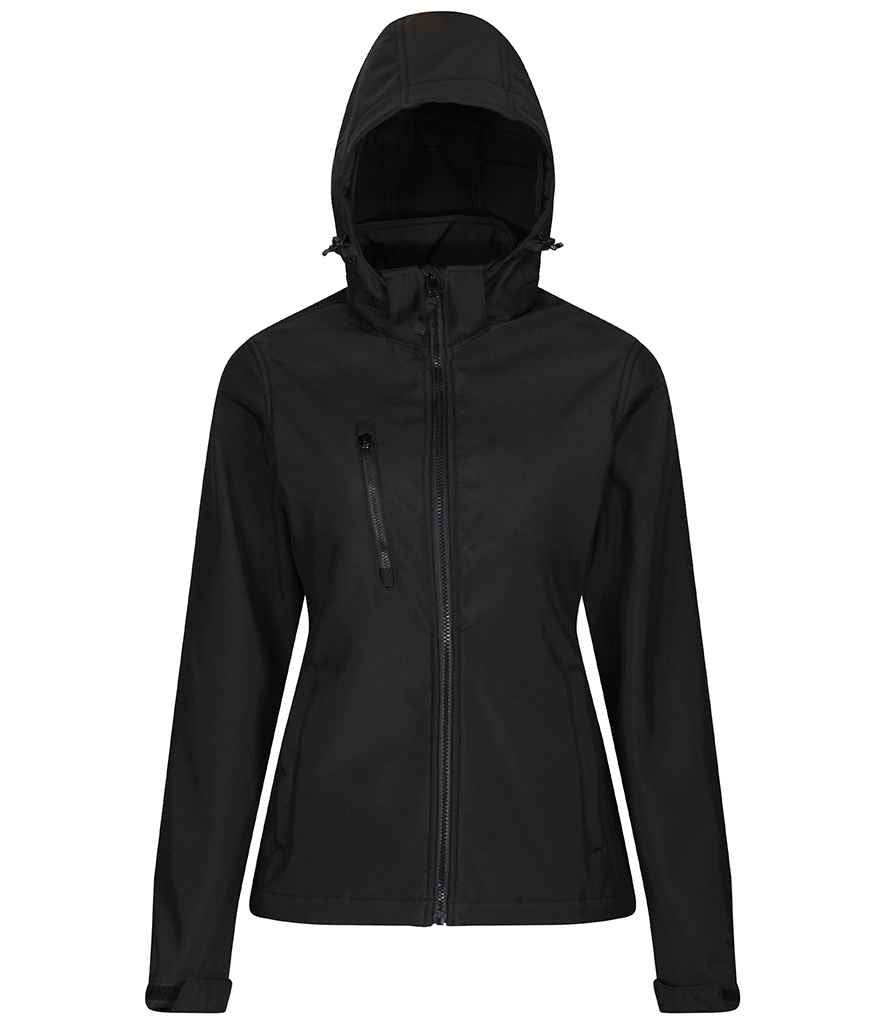 Regatta Ladies Venturer Three Layer Hooded Soft Shell Jacket (RG636)