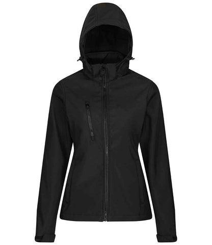 Regatta Ladies Venturer Three Layer Hooded Soft Shell Jacket (RG636)
