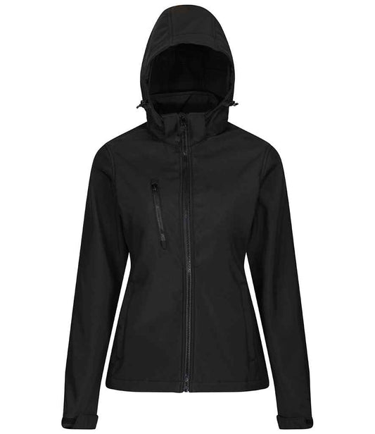 Regatta Ladies Venturer Three Layer Hooded Soft Shell Jacket (RG636)