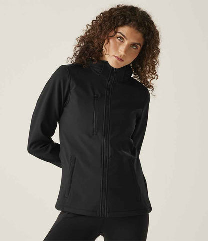 Regatta Ladies Venturer Three Layer Hooded Soft Shell Jacket (RG636)
