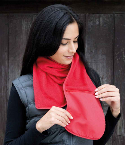 Result Polartherm™ Scarf with Zip Pocket - Red (RS100)