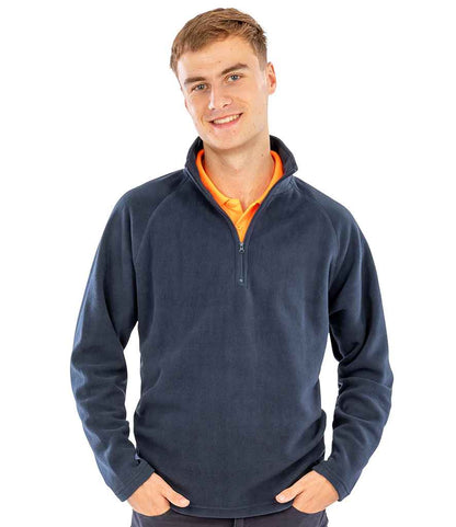Result Core Zip Neck Micro Fleece - Navy (RS112)