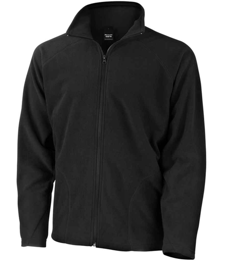 Result Core Micro Fleece Jacket - Black (RS114M)