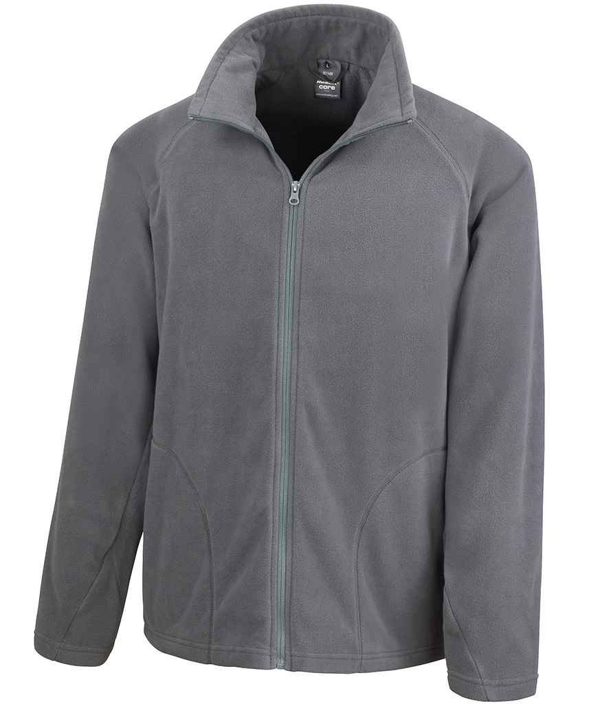 Result Core Micro Fleece Jacket - Charcoal (RS114M)