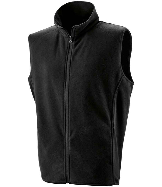 Result Core Micro Fleece Gilet - Black (RS116)