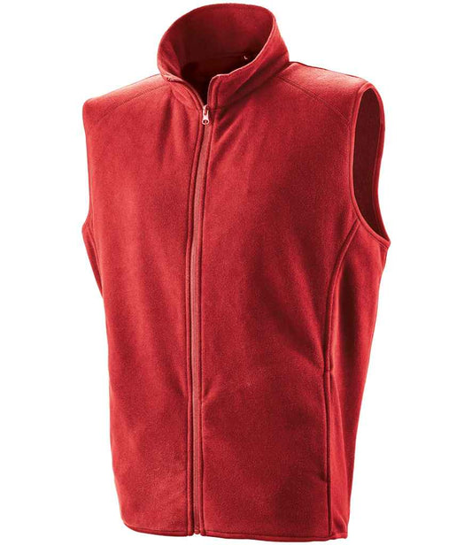 Result Core Micro Fleece Gilet - Red (RS116)