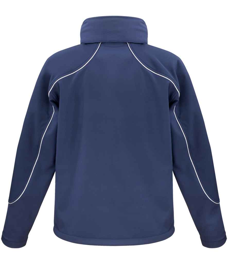 Result Work-Guard Hooded Soft Shell Jacket - Navy/Navy (RS118)