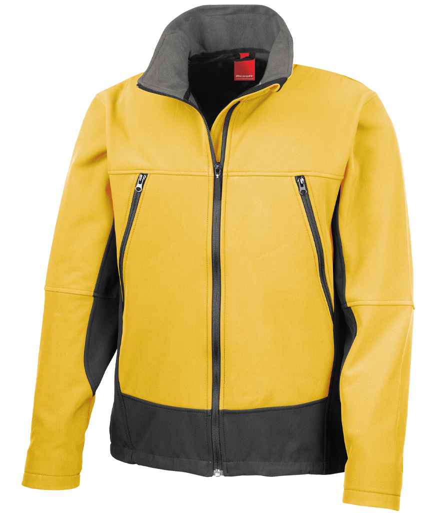 Result Soft Shell Activity Jacket - Sport Yellow (RS120)