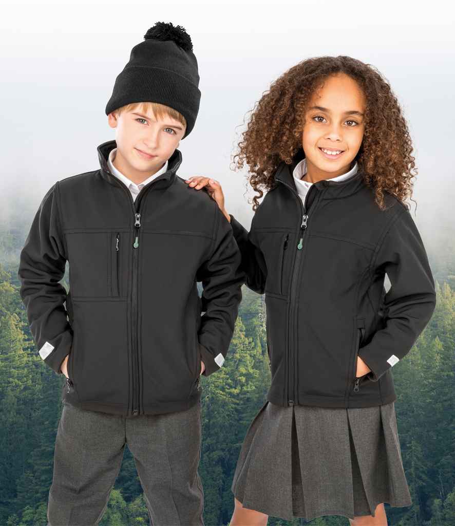 Result Kids Classic Soft Shell Jacket - Black (RS121B)