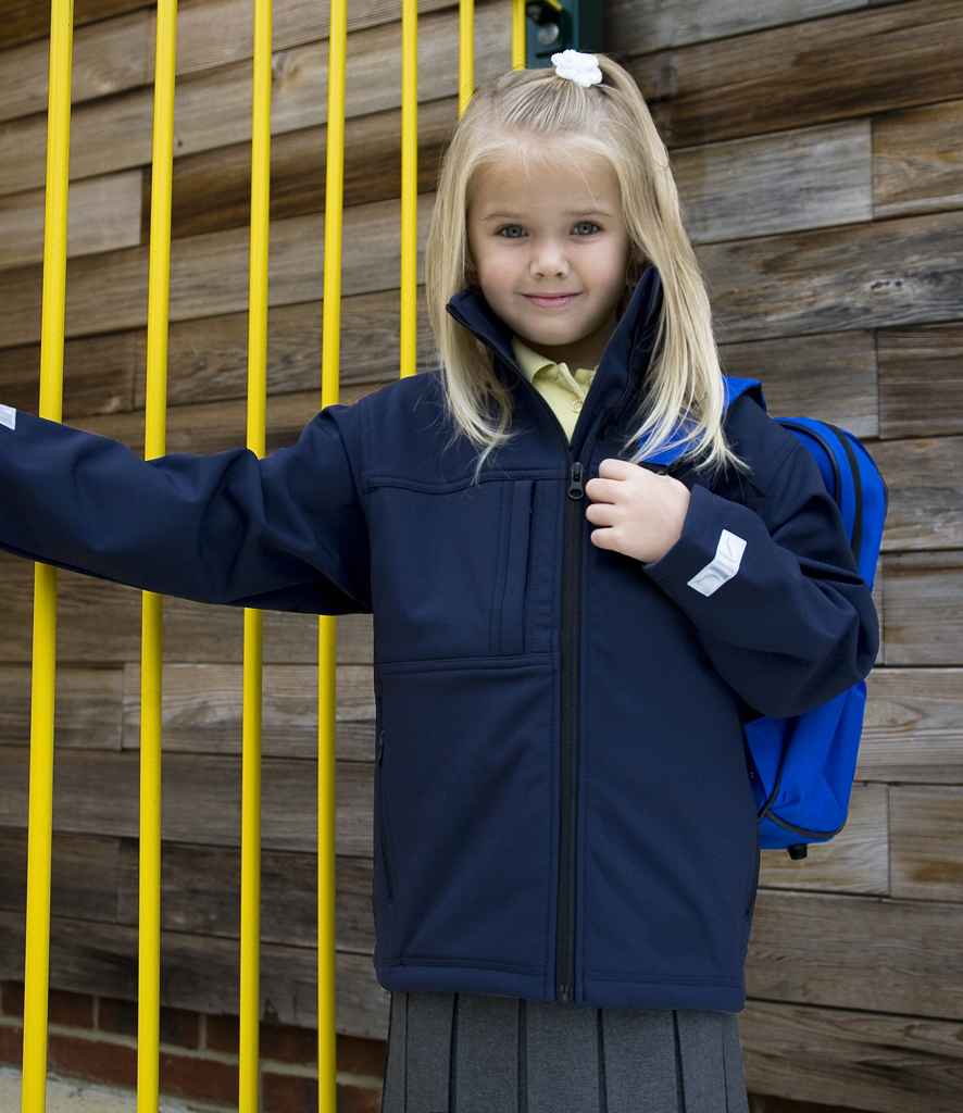 Result Kids Classic Soft Shell Jacket - Navy (RS121B)