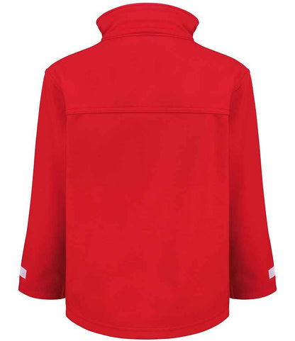 Result Kids Classic Soft Shell Jacket - Red (RS121B)