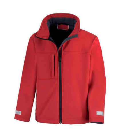 Result Kids Classic Soft Shell Jacket - Red (RS121B)