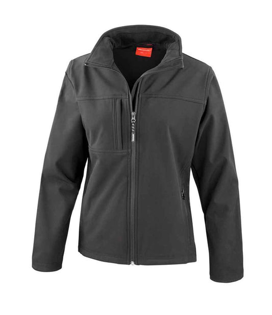 Result Ladies Classic Soft Shell Jacket - Black (RS121F)