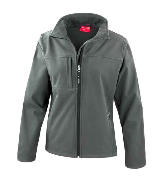 Result Ladies Classic Soft Shell Jacket - Grey (RS121F)
