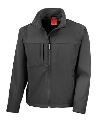 Result Classic Soft Shell Jacket - Black (RS121M)