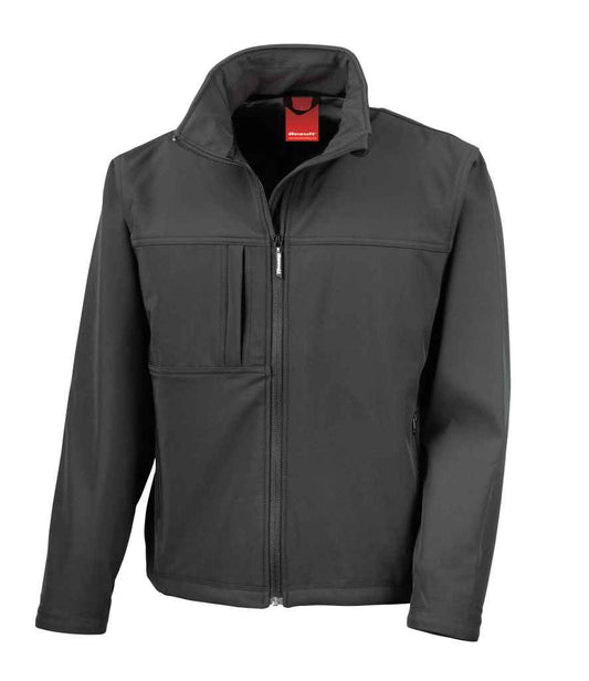 Result Classic Soft Shell Jacket - Black (RS121M)