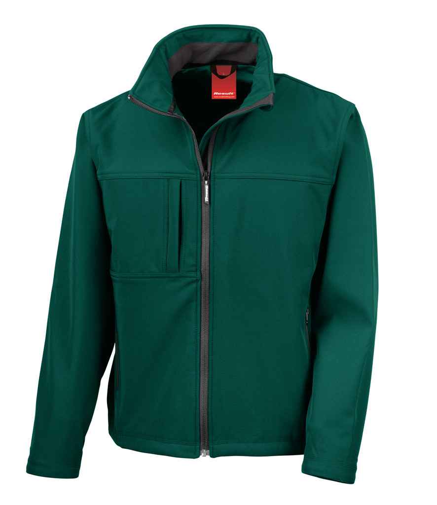 Result Classic Soft Shell Jacket - Bottle Green (RS121M)