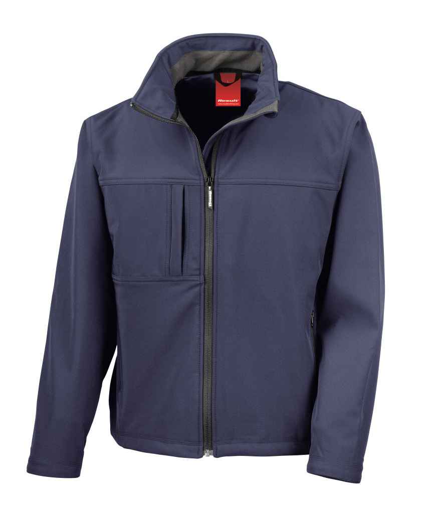 Result Classic Soft Shell Jacket - Navy (RS121M)