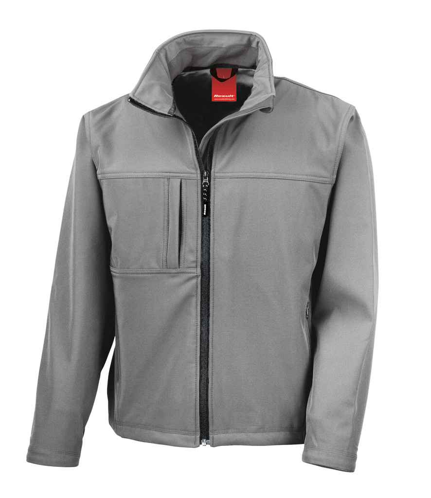 Result Classic Soft Shell Jacket - Workguard Grey (RS121M)