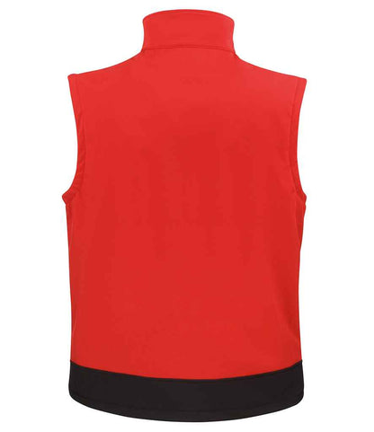 Result Soft Shell Bodywarmer - Red/Black (RS123)