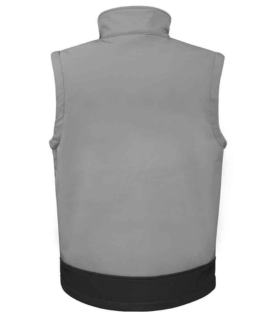Result Soft Shell Bodywarmer - Workguard Grey/Black (RS123)