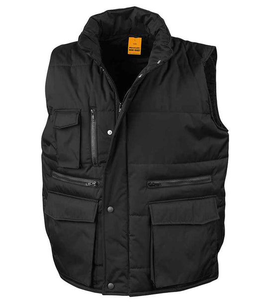 Result Work-Guard Lance Bodywarmer - Black (RS127)