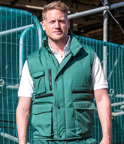 Result Work-Guard Lance Bodywarmer - Bottle Green (RS127)