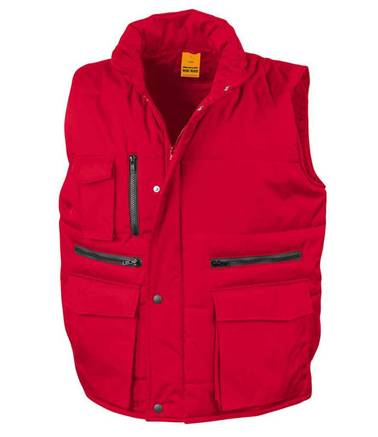 Result Work-Guard Lance Bodywarmer - Red (RS127)